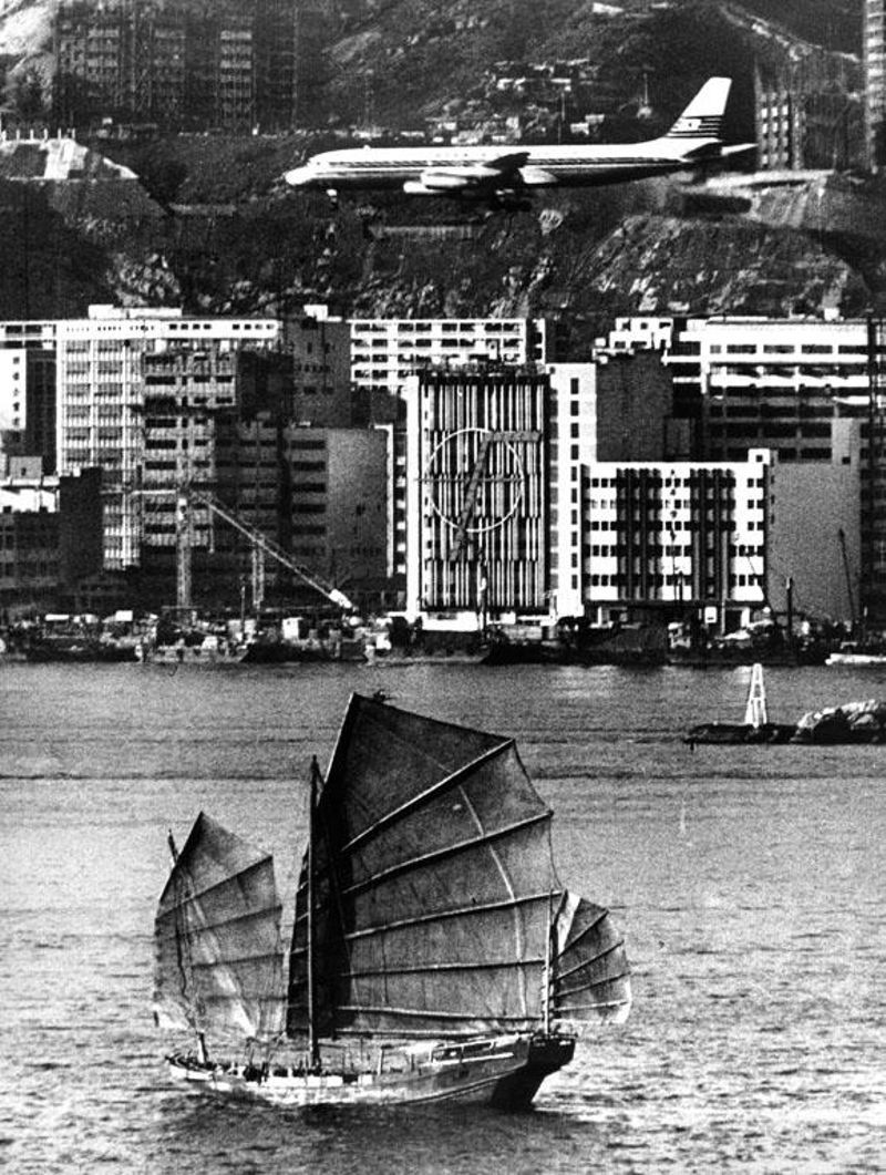 Fairchild Hong Kong plant with the “Flying F” logo (1965)